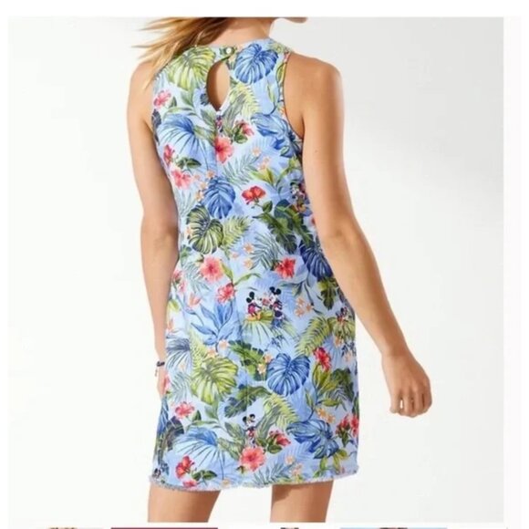 Tommy Bahama x Disney Jungle Jubilee Sleeveless Linen Shift Dress - Picture 3 of 12